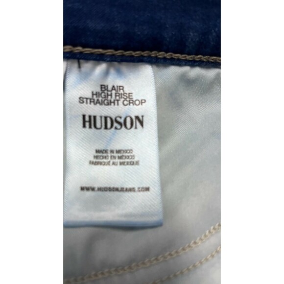 Hudson Blair High Rise Crop Straight Leg Jeans in Yes Size 27 NWT - Picture 6 of 6
